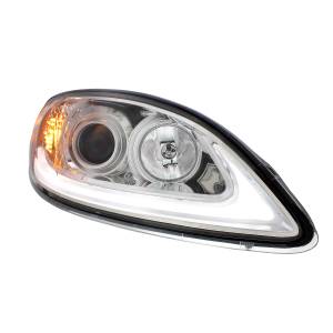 UNITED PACIFIC - UNITED PACIFIC - 31180 - FARO DE PROYECCIÓN CROMADO CON BARRA DE LUCES LED PARA PROSTAR INTERNACIONAL 2006-2017 - PASAJERO - Image 3