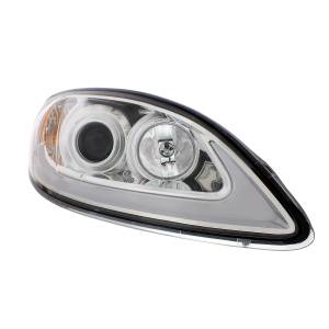 UNITED PACIFIC - UNITED PACIFIC - 31180 - FARO DE PROYECCIÓN CROMADO CON BARRA DE LUCES LED PARA PROSTAR INTERNACIONAL 2006-2017 - PASAJERO - Image 4