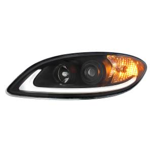 UNITED PACIFIC - 31183 - FARO DE PROYECCIÓN NEGRO CON BARRA DE LUCES LED PARA PROSTAR INTERNACIONAL 2006-2017 - CONDUCTOR