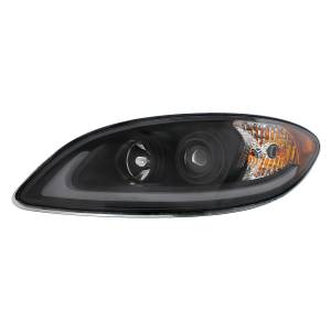 UNITED PACIFIC - UNITED PACIFIC - 31183 - FARO DE PROYECCIÓN NEGRO CON BARRA DE LUCES LED PARA PROSTAR INTERNACIONAL 2006-2017 - CONDUCTOR - Image 2