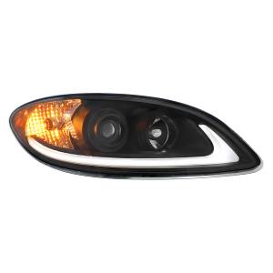 UNITED PACIFIC - 31184 - FARO DE PROYECCIÓN NEGRO CON BARRA DE LUCES LED PARA PROSTAR INTERNACIONAL 2006-2017 - PASAJERO