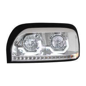 UNITED PACIFIC - UNITED PACIFIC - 31203 - FARO CROMADO CON INTERMITENTE LED Y BARRA DE LUCES PARA FREIGHTLINER CENTURY 1996-2010 - CONDUCTOR - Image 3