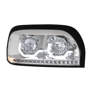 UNITED PACIFIC - UNITED PACIFIC - 31204 - FARO CROMADO CON INTERMITENTE LED Y BARRA DE LUCES PARA FREIGHTLINER CENTURY 1996-2010 - PASAJERO - Image 3