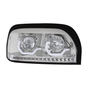UNITED PACIFIC - UNITED PACIFIC - 31204 - FARO CROMADO CON INTERMITENTE LED Y BARRA DE LUCES PARA FREIGHTLINER CENTURY 1996-2010 - PASAJERO - Image 4