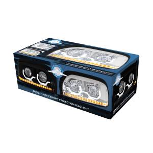 UNITED PACIFIC - UNITED PACIFIC - 31204 - FARO CROMADO CON INTERMITENTE LED Y BARRA DE LUCES PARA FREIGHTLINER CENTURY 1996-2010 - PASAJERO - Image 7