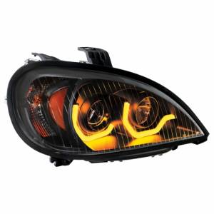 UNITED PACIFIC - 31225 - FARO DE PROYECCIÓN BLACKOUT CON BARRA DE LUCES DE DOBLE FUNCIÓN PARA FREIGHTLINER COLUMBIA 2001-2020 - PASAJERO