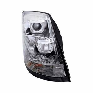 UNITED PACIFIC - UNITED PACIFIC - 31231 - FARO DE PROYECCIÓN CROMADO CON BARRA DE LUCES LED AMBAR PARA VOLVO VN/VNL 2003-2017 - PASAJERO - Image 4