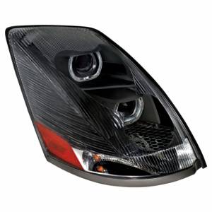 UNITED PACIFIC - UNITED PACIFIC - 31233 - FARO DE PROYECCIÓN BLACKOUT CON BARRA DE LUCES LED ÁMBAR PARA VOLVO VN/VNL 2003-2017 - PASAJERO - Image 2