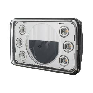 UNITED PACIFIC - UNITED PACIFIC - 31238 - ULTRALIT - FARO LED DE 4" X 6" CON DOBLE FUNCIÓN 6 LUCES DE POSICIÓN LED ÁMBAR - LUZ ALTA - Image 6