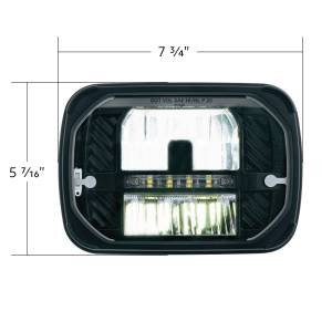 UNITED PACIFIC - UNITED PACIFIC - 31249 - ULTRALIT - FARO LED CALEFACTADO DE 5"X7" CON LUZ DE POSICIÓN BLANCA - Image 9