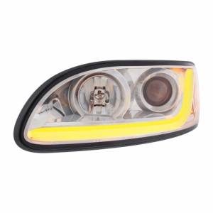 UNITED PACIFIC - UNITED PACIFIC - 31252 - FARO DE PROYECCIÓN CROMADO CON BARRA DE LUCES LED DE DOBLE FUNCIÓN PARA PB 386 (2005-2015) Y 387 (1999-2010) - CONDUCTOR - Image 3