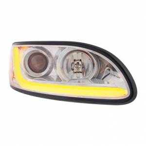 UNITED PACIFIC - UNITED PACIFIC - 31253 - FARO DE PROYECCIÓN CROMADO CON BARRA DE LUCES LED DE DOBLE FUNCIÓN PARA PB 386 (2005-2015) Y 387 (1999-2010) - PASAJERO - Image 3