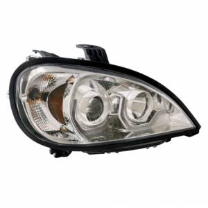 UNITED PACIFIC - UNITED PACIFIC - 31257 - FARO DE PROYECCIÓN CROMADO CON LUZ DE POSICIÓN LED PARA FREIGHTLINER COLUMBIA 2001-2020 - PASAJERO - Image 2