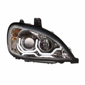 UNITED PACIFIC - UNITED PACIFIC - 31257 - FARO DE PROYECCIÓN CROMADO CON LUZ DE POSICIÓN LED PARA FREIGHTLINER COLUMBIA 2001-2020 - PASAJERO - Image 3
