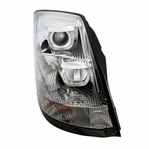 UNITED PACIFIC - UNITED PACIFIC - 31264 - FARO DE PROYECCIÓN CROMADO CON BARRA DE LUCES LED BLANCA PARA VOLVO VN/VNL 2003-2017 - PASAJERO - Image 4