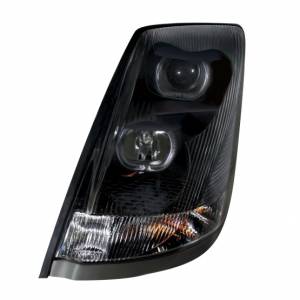 UNITED PACIFIC - UNITED PACIFIC - 31268 - FARO DE PROYECCIÓN BLACKOUT CON BARRA DE LUZ LED BLANCA PARA VOLVO VN/VNL 2003-2017 - CONDUCTOR - Image 4
