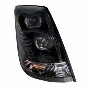 UNITED PACIFIC - UNITED PACIFIC - 31269 - FARO DE PROYECCIÓN BLACKOUT CON BARRA DE LUZ LED BLANCA PARA VOLVO VN/VNL 2003-2017 - PASAJERO - Image 4