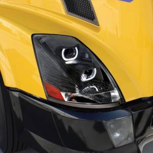 UNITED PACIFIC - UNITED PACIFIC - 31269 - FARO DE PROYECCIÓN BLACKOUT CON BARRA DE LUZ LED BLANCA PARA VOLVO VN/VNL 2003-2017 - PASAJERO - Image 6