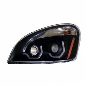 UNITED PACIFIC - UNITED PACIFIC - 31270 - FARO DE PROYECCIÓN BLACKOUT CON LUZ DE POSICIÓN LED BLANCA PARA FREIGHTLINER CASCADIA 2008-2017 - CONDUCTOR - Image 2