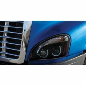UNITED PACIFIC - UNITED PACIFIC - 31270 - FARO DE PROYECCIÓN BLACKOUT CON LUZ DE POSICIÓN LED BLANCA PARA FREIGHTLINER CASCADIA 2008-2017 - CONDUCTOR - Image 5