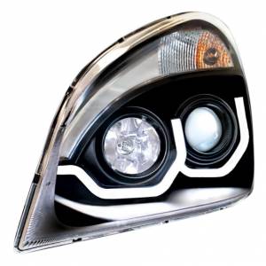 UNITED PACIFIC - UNITED PACIFIC - 31271 - FARO DE PROYECCIÓN BLACKOUT CON LUZ DE POSICIÓN LED BLANCA PARA FREIGHTLINER CASCADIA 2008-2017 - PASAJERO - Image 3