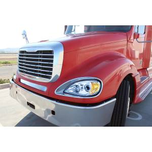 UNITED PACIFIC - UNITED PACIFIC - 31346 - JUEGO DE FAROS DE PROYECCIÓN CROMADOS PARA FREIGHTLINER COLUMBIA 2001-2020 (PAR) - Image 6