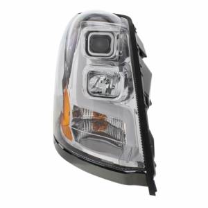 UNITED PACIFIC - UNITED PACIFIC - 31446 - FARO DE PROYECCIÓN CROMADO CON BARRA DE LUCES DE POSICIÓN LED PARA VOLVO VN/VNL 2003-2017 - PASAJERO - Image 4