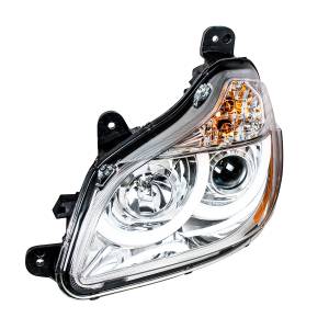 UNITED PACIFIC - UNITED PACIFIC - 31454 - FARO DE PROYECCIÓN CROMADO CON LUZ DE POSICIÓN LED PARA KENWORTH T680 2013-2021 - CONDUCTOR - Image 3