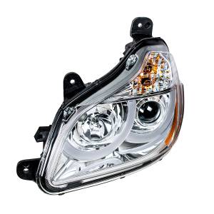 UNITED PACIFIC - UNITED PACIFIC - 31454 - FARO DE PROYECCIÓN CROMADO CON LUZ DE POSICIÓN LED PARA KENWORTH T680 2013-2021 - CONDUCTOR - Image 4