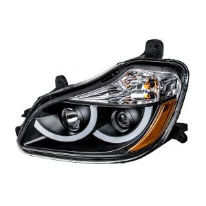 UNITED PACIFIC - UNITED PACIFIC - 31456 - FARO DE PROYECCIÓN NEGRO CON LUZ DE POSICIÓN LED PARA KENWORTH T680 2013-2021 - CONDUCTOR - Image 2