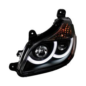UNITED PACIFIC - UNITED PACIFIC - 31456 - FARO DE PROYECCIÓN NEGRO CON LUZ DE POSICIÓN LED PARA KENWORTH T680 2013-2021 - CONDUCTOR - Image 3