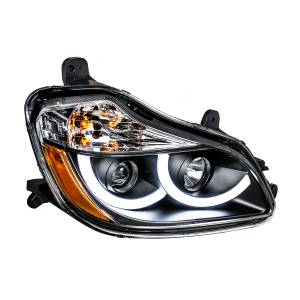 UNITED PACIFIC - 31457 - FARO DE PROYECCIÓN NEGRO CON LUZ DE POSICIÓN LED PARA KENWORTH T680 2013-2021 - PASAJERO