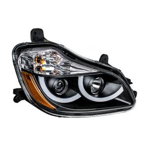 UNITED PACIFIC - UNITED PACIFIC - 31457 - FARO DE PROYECCIÓN NEGRO CON LUZ DE POSICIÓN LED PARA KENWORTH T680 2013-2021 - PASAJERO - Image 2
