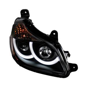 UNITED PACIFIC - UNITED PACIFIC - 31457 - FARO DE PROYECCIÓN NEGRO CON LUZ DE POSICIÓN LED PARA KENWORTH T680 2013-2021 - PASAJERO - Image 3