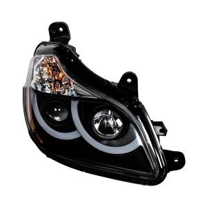 UNITED PACIFIC - UNITED PACIFIC - 31457 - FARO DE PROYECCIÓN NEGRO CON LUZ DE POSICIÓN LED PARA KENWORTH T680 2013-2021 - PASAJERO - Image 4