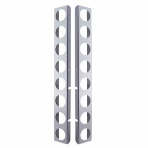 UNITED PACIFIC - 31467 - SOPORTE DEL FILTRO DE AIRE TRASERO DE INOXIDABLE PETERBILT SOLAMENTE - 16 CORTES DE LUCES