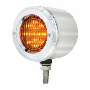 UNITED PACIFIC - UNITED PACIFIC - 31814 - LUZ INOXIDABLE DE DOBLE CARA DE 2-1/2" CON LUCES LED Y BISELES - LED ÁMBAR Y ROJO/LENTE ÁMBAR Y ROJA - Image 2