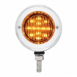 UNITED PACIFIC - UNITED PACIFIC - 31814 - LUZ INOXIDABLE DE DOBLE CARA DE 2-1/2" CON LUCES LED Y BISELES - LED ÁMBAR Y ROJO/LENTE ÁMBAR Y ROJA - Image 3