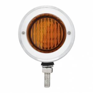 UNITED PACIFIC - UNITED PACIFIC - 31814 - LUZ INOXIDABLE DE DOBLE CARA DE 2-1/2" CON LUCES LED Y BISELES - LED ÁMBAR Y ROJO/LENTE ÁMBAR Y ROJA - Image 4