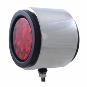 UNITED PACIFIC - 31834 - LUZ DE DOBLE CARA SS CON 10 LUCES LED DE 4" CON OJAL - LED ÁMBAR Y ROJO/LENTE ÁMBAR Y ROJA