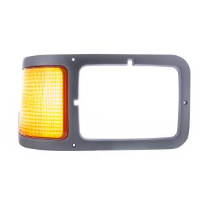 UNITED PACIFIC - 31983 - BISEL PLASTICO GRIS P/FARO CON LUZ DE ESTACIONAMIENTO FORD 650/750 2000-2015 PASAJERO