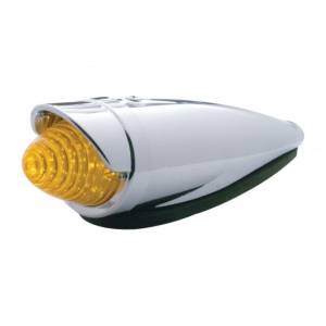 UNITED PACIFIC - UNITED PACIFIC - 32119 - BISEL DE LUZ DE CABINA DE PLÁSTICO CROMADO CON VISERA PARA LUZ DE CABINA ESTILO TRUCK-LITE DE UNITED PACIFIC - Image 3