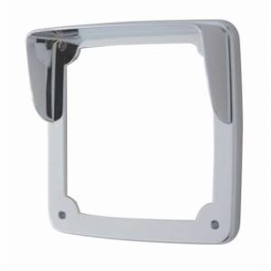 UNITED PACIFIC - 32135 - BISEL DE LUZ LED CUADRADO DE DOBLE FAZ CON VISERA PARA LUCES UP SQUARE DE DOBLE FAZ