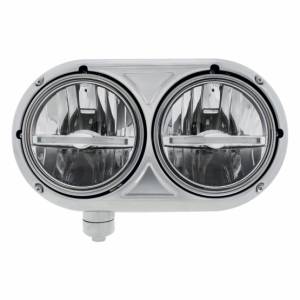 UNITED PACIFIC - UNITED PACIFIC - 32142 - CONJUNTO DE FAROS CON CARCASA DE 304 SS Y FAROS LED CON LUZ DE POSICIÓN LED ÁMBAR PARA PETERBILT 359 - CONDUCTOR - Image 2