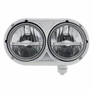 UNITED PACIFIC - UNITED PACIFIC - 32144 - CONJUNTO DE FAROS CON CARCASA DE 304 SS Y FAROS LED CON LUZ DE POSICIÓN LED BLANCA PARA PETERBILT 359 - PASAJERO - Image 2