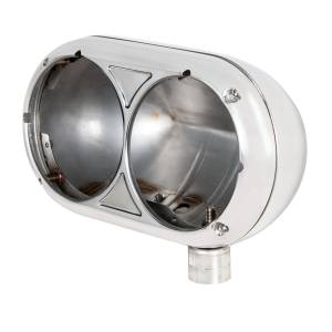 UNITED PACIFIC - 32179 - 304 CARCASA DE FARO DOBLE INOXIDABLE PARA PETERBILT 359