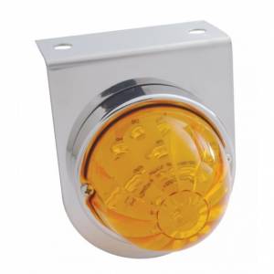 UNITED PACIFIC - 32318 - SOPORTE DE LUZ INOXIDABLE CON LUZ DE SANDÍA DE 17 LED - LED ÁMBAR/LENTE ÁMBAR