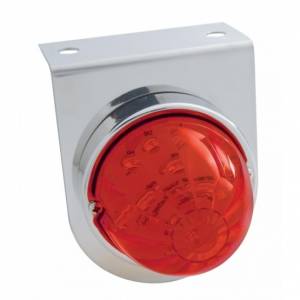 UNITED PACIFIC - 32319 - SOPORTE DE LUZ INOXIDABLE CON LUZ DE SANDÍA DE 17 LED - LED ROJO/LENTE ROJA