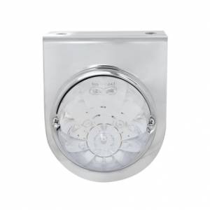 UNITED PACIFIC - 32321 - SOPORTE DE LUZ INOXIDABLE CON LUZ DE SANDÍA DE 17 LED - LED ROJO/LENTE TRANSPARENTE