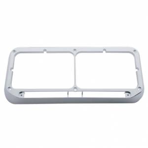 UNITED PACIFIC - 32380B - BISEL RECTANGULAR DE DOBLE FARO - CORTE LED (A GRANEL)